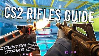 The ULTIMATE CS2 Assault Rifle Guide! Spray Patterns, Damage And Tips!
