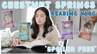 Chestnut Springs Series Reading Vlog | Flawless, Heartless, Powerless, & Reckless | Spoiler Free