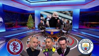 MOTD Aston Villa vs Man City 2-1 Pep & Erling Haaland Disappointed With Loss | Unai Emery Interview