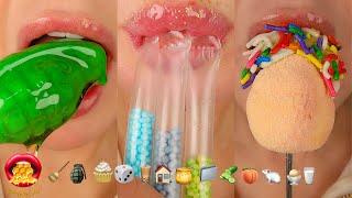 EMOJI CHALLENGE FONDANT Honey ASMR Mouth Sounds Mukbang 먹방