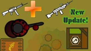 Surviv.io New Best Combo! M249 + USAS-12!! + 23 Kill Solo Squad! (Surviv.io New Update)