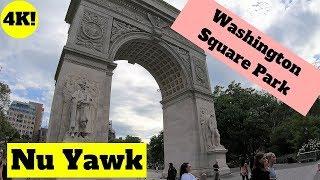 New York City video tour Washington Square Park 4K