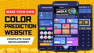 How to Create Own Tiranga Color game website | Color prediction Game source code Setup