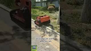 remote control robot mower for hills for sale from China manufacturer factory