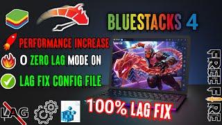 How To Fix Lag In Free Fire Bluestacks 4 - Bluestacks 4 Settings For 2GB OR 4GB Ram - No Lag