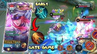 100% COMEBACK FREYA SOLO RANK VS GATOTKACA IMMORTAL! GAMEPLAY HARD GAME FREYA - Mobile Legends