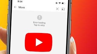 Error Loading, Tap To Retry YouTube Error Fix