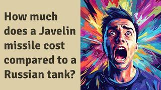 How much does a Javelin missile cost compared to a Russian tank?