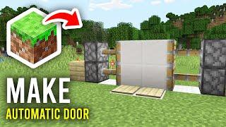 How To Make Automatic Door In Minecraft - Full Guide