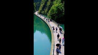 Amazing Floating Bridge of China    #Shorts