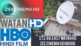 VIDEOCON 88.EAST SAT KARE AUR WATAN HD ZEE CINEMA HD HBO HD WATAN RADIO #AKRAMFREEDISH#VIRALVIDEO