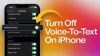 Enable/Disable Speak Auto Text on iPhone, iOS 17 | Turn Off Voice to Text on iPhone