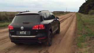 Volkswagen Touareg V6 custom exhaust drive-by