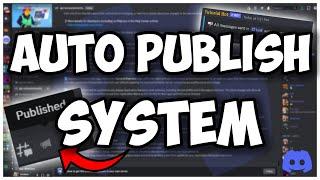 [NEW] - How to make a AUTO PUBLISH SYSTEM command for your Discord Bot! || Discord.js V14