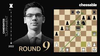 Anish Giri Analyzes CANDIDATES GAMES in Round 9 - 2022 Chess Candidates (ALL GAMES)