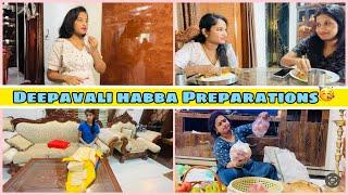 Deepavali Habbada Preparations||Andhra Style Pappu||SPURTHI VLOGS||