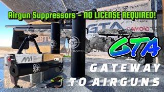 NO LICENSE REQUIRED! - Quiet your Airgun with Airgun Suppressors from Airgun Capital