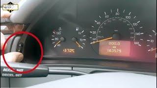 Mercedes W210 How to reset the daily mileage / How to reset the trip meter on Mercedes W210