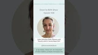 "Labor Induction: Risks, Reasons and Results with Dr. Rachel Reed PhD" - Down to Birth Show, Ep. 182