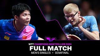 FULL MATCH | Lin Shidong vs Felix Lebrun | MS SF | #WTTMontpellier 2024