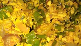 healthy poriyal/ easy tasty vegetable stir-fry in tamil/ fiber rich curry