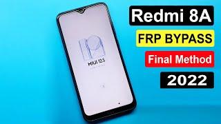 Redmi 8A Frp Bypass MIUI 12.5.2 Google Account Unlock New Method | NO SECOND SPACE |