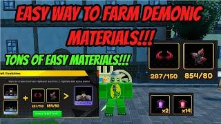 How to Easily Farm Demonic Materials !!!! Easy Z Portal Method - Anime Fighters