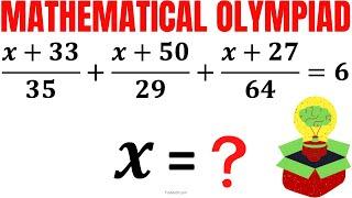 Think outside the Box | Learn how to solve this Rational Equation | Math Olympiad Training