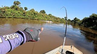 SE TIVER PROBLEMA CARDÍACO NÃO TENTE PESCA ESSE PEIXE,pescaria de pirarucu..