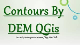How to Create a Contours from DEM File in QGis || Contour Map