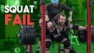 4 Minutes Of Squat Fails - When The Bar Bends / Фейлы приседа