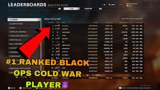 the REAL #1 RANKED PLAYER in BLACK OPS COLD WAR4+ K/D, 2200+ NUKES.. (UPDATED STATS + BEST CLASSES)