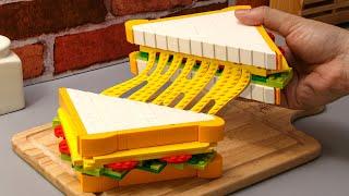 LEGO Breakfast: The Ultimate Grilled Cheesy Sandwich | How to make Lego Food in real life