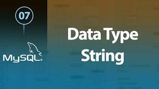 Learn MySQL In Arabic #07 - Data Type - String