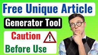 100 % SEO Friendly Article Generator Tool Online | Free Unique Automated Article Generator Tool