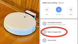 Xiaomi Mi Robot Vacuum Mop Cleaner -  How to enable function “Map management” & “Creating smart map”