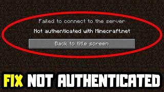 How to FIX Not Authenticated with Minecraft.net | Minecraft/TLauncher