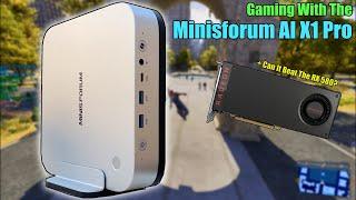 Gaming with the New Minisforum AI X1 Pro - Can Integrated Graphics Beat The RX 580?