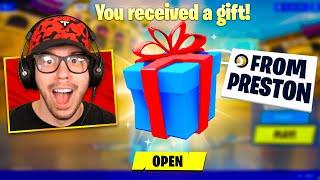 Gifting Fortnite Skins to 24 YouTubers!