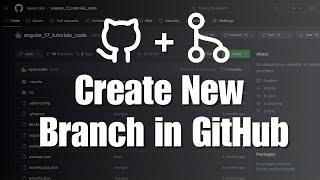 How to create new branch in GitHub?