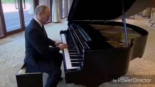 Vladimir Putin plays USSR/Soviet/Russian Anthem on Piano