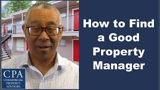 How to Find a Good Property Manager