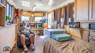 Retired Couple's DIY 16 Ft. Cargo Trailer Tiny House With Utility Van