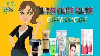 RCM face care products catatogue/RCM face wash/cream/scrub/face pack