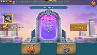 Lords mobile Vergeway chapter 8 stage 5