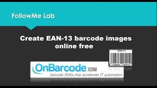 Free Online EAN-13 Barcode Image Generator
