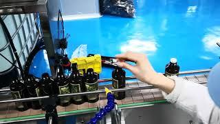 Automatic Bottle Filling & Capping Machine Using PLC