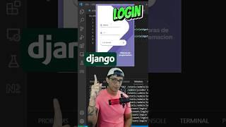 PARTE I Creando un login con django. #programacion   #python   #django   #desarrolloweb