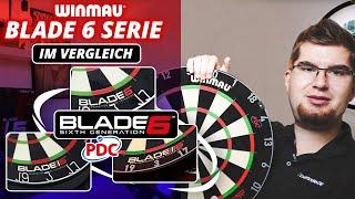 Winmau Dartscheiben | Blade 6 Serie im Vergleich 