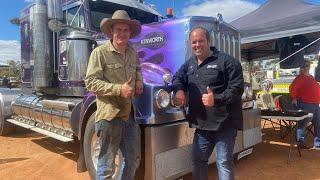 Outback trucker Yogi shows off his T900 kenworth classic.. also new truck?!